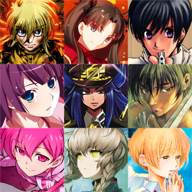 My anime 3x3, feeling really confident about it after 16 years of watching  anime : r/MyAnimeList