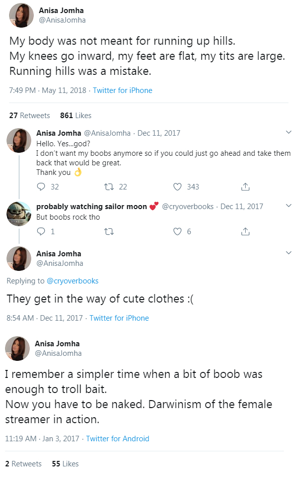Anisa jomha boobs