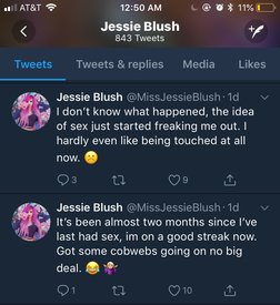 Blush twitter jessie Bressie