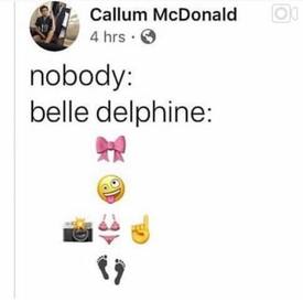 Belle delphine cow