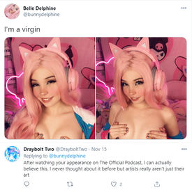 People Claim Belle Delphine's First Ever Adult Movie Has Been 'Leaked' -  LADbible